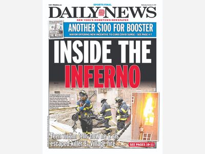 INSIDE THE INFERNO Teen victim tells how he and sis escaped killer East Village fire
