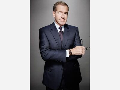 NEW YORK Brian Williams warns of darkness spreading during final broadcast as NBC anchor at the at 30 Rockefeller Center in NYC