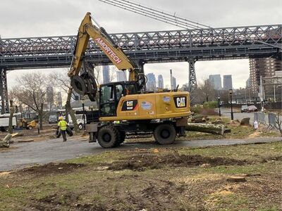 MANHATTAN: City Demolition Of East River Park Underway In Violation Of Court Order, Protesters Say