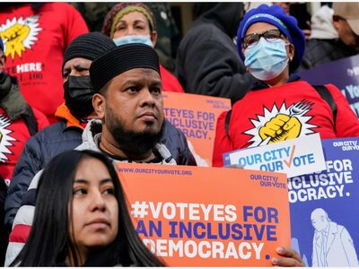 NEW YORK CITY: The big apple becomes the largest municipality in the U.S. to allow noncitizens to vote in local elections