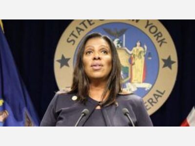 NEW YORK STATE >>> TISH JAMES DROPS CAMPAIGN FOR GOVERNOR: Now Tish James seeks Trump deposition in civil probe of possible tax fraud