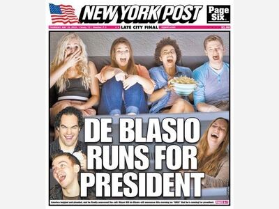 OUCH:  NY Post’s Best Bill de Blasio Covers