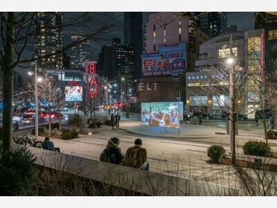 PUBLIC ART INSTALLATION: The open-air exhibit, “Drive-Thru,” has debuted in a Fort Greene plaza