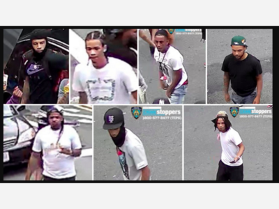 THE BRONX: Seven Dominican Parade Goers Sought For Throwing Bottles At NYPD Officers