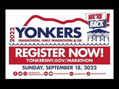 SIGN UP TODAY: 2022 Yonkers Marathon, Half Marathon And 5K